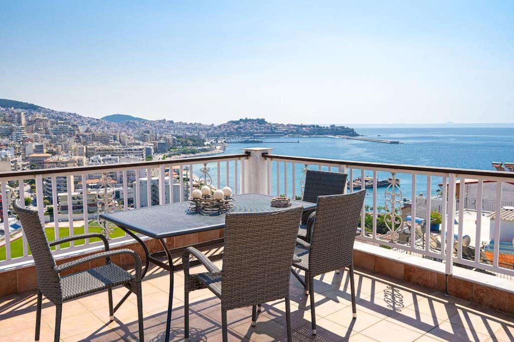 Апартаменти Finas Penthouse,Private Terrace,Great View,Mins From Sea Кавала Екстер'єр фото