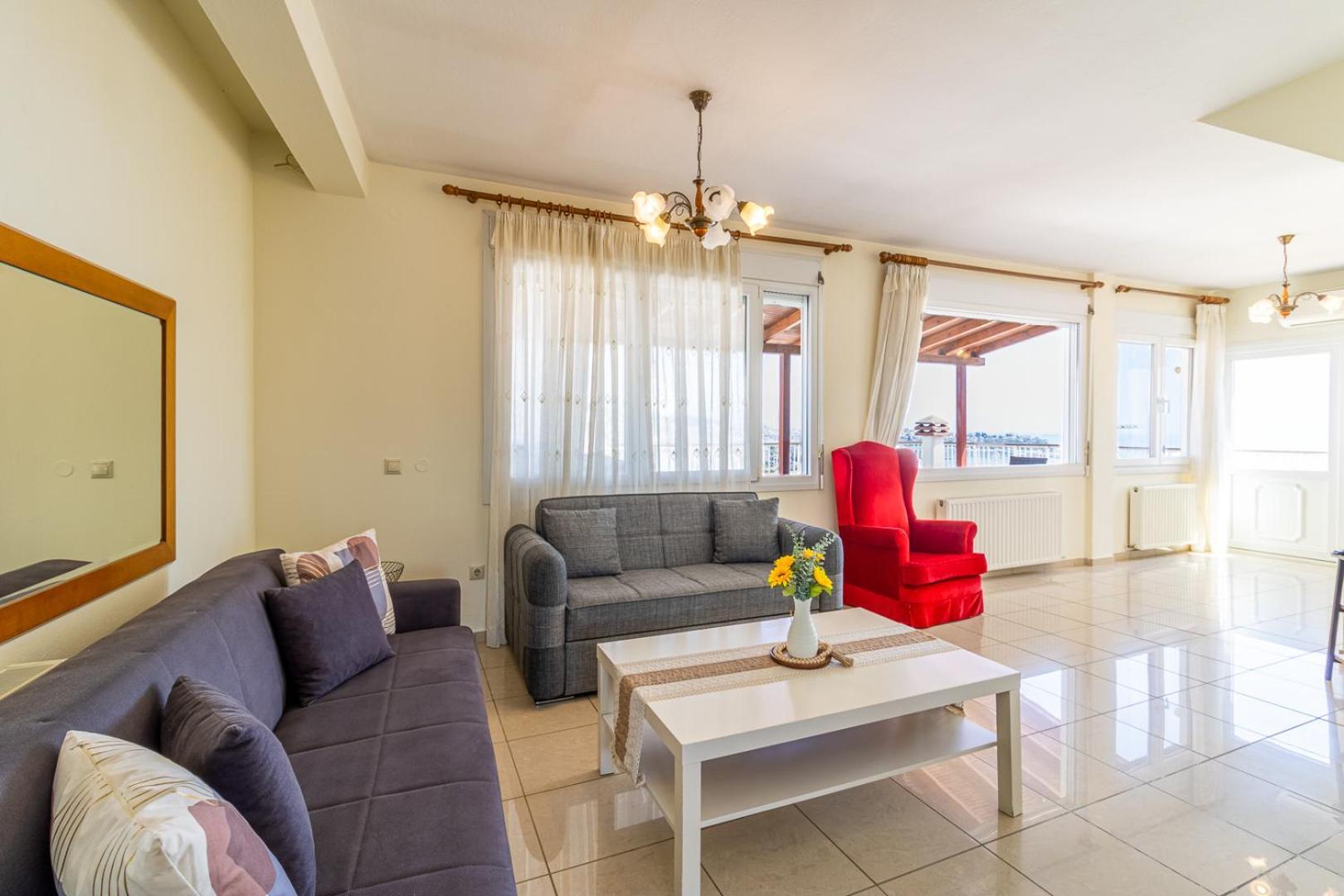 Апартаменти Finas Penthouse,Private Terrace,Great View,Mins From Sea Кавала Екстер'єр фото