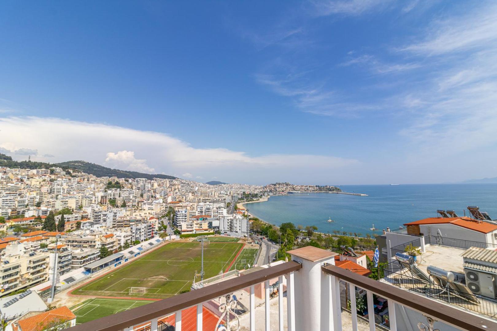 Апартаменти Finas Penthouse,Private Terrace,Great View,Mins From Sea Кавала Екстер'єр фото